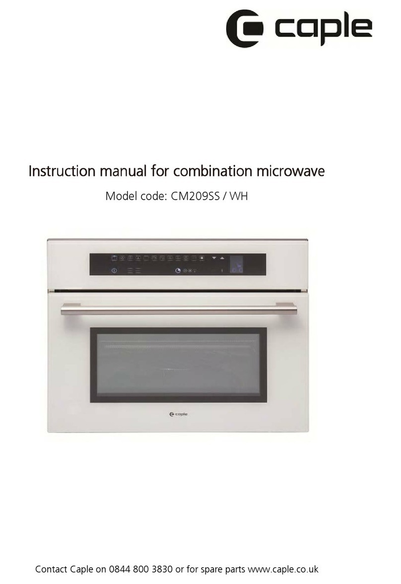 Caple CM209SS User manual