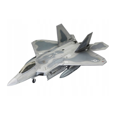 REVELL Lockheed F-22 A RAPTOR User manual