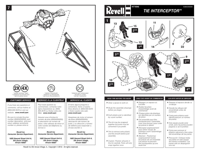 REVELL KIT 8342 Assembly manual