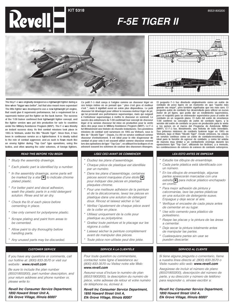 REVELL KIT 5318 User manual