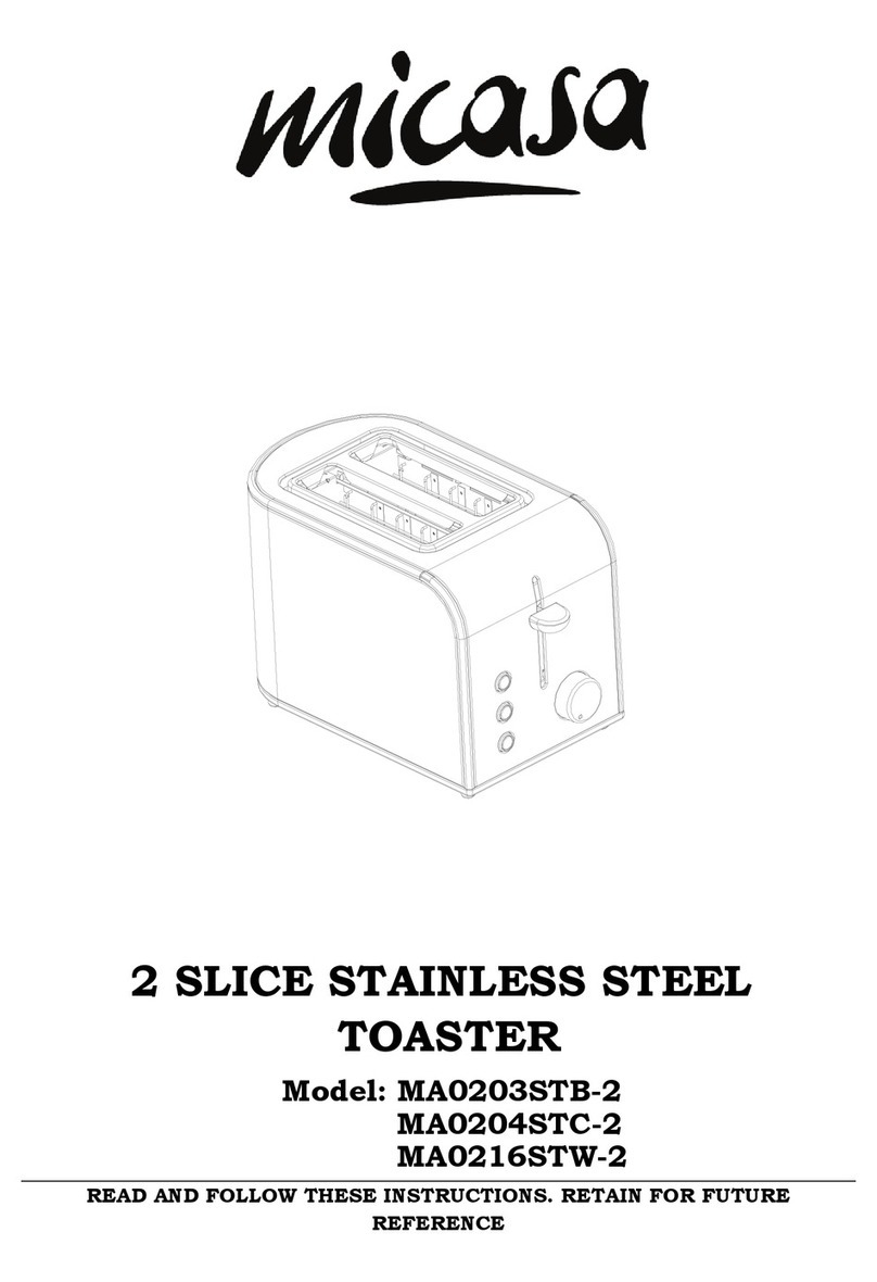 Micasa MA0203STB-2 instruction manual