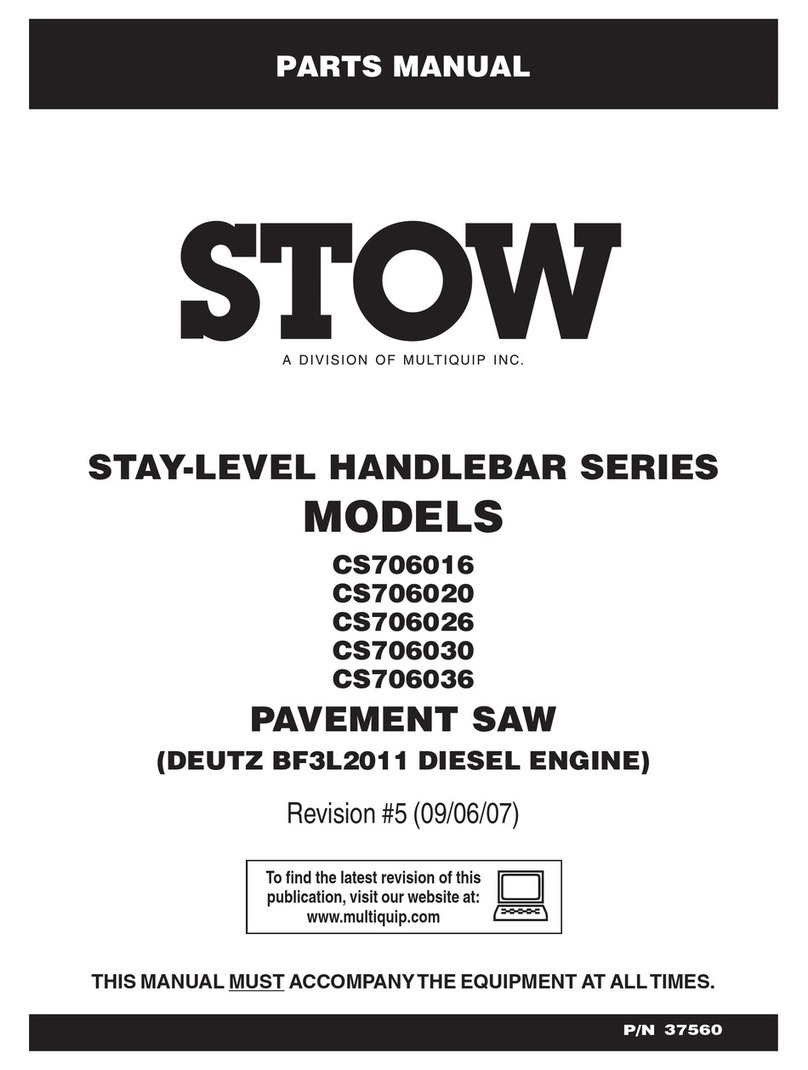 MULTIQUIP CS706016 User manual