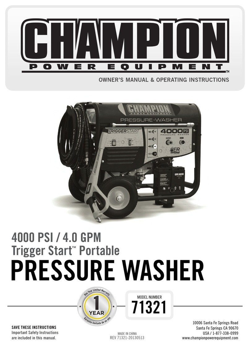 Champion Power Equipment 71321 Owner's manual & operating instructions