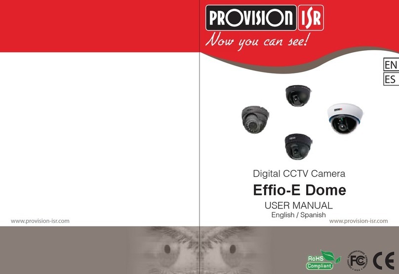 Provision ISR Effio-E Dome User manual