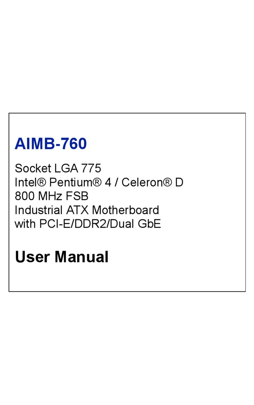 Advantech AIMB-760 User manual Advantech AIMB-760 User manual