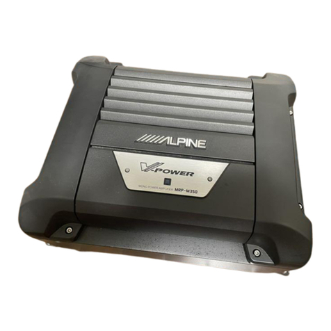 Alpine SWD-2000 owner's manual