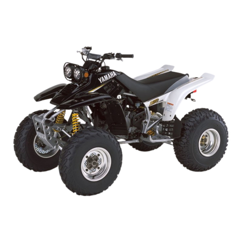 Yamaha 2002 YFM350X User manual