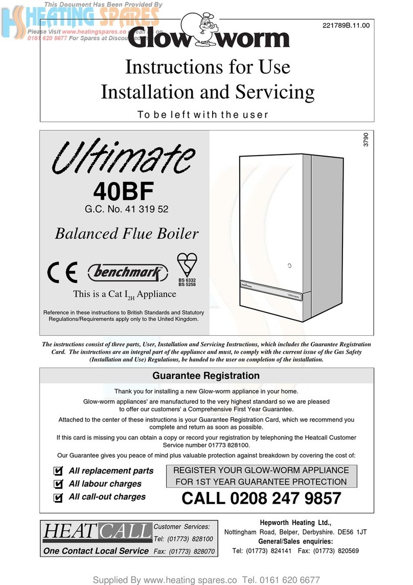 Glowworm ultimate 40bf User guide