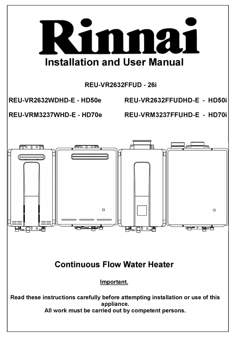 Rinnai REU-VR2632FFUD - 26i Guide