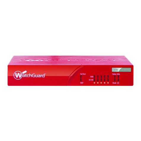 Watchguard XTM 25 Hardware guide
