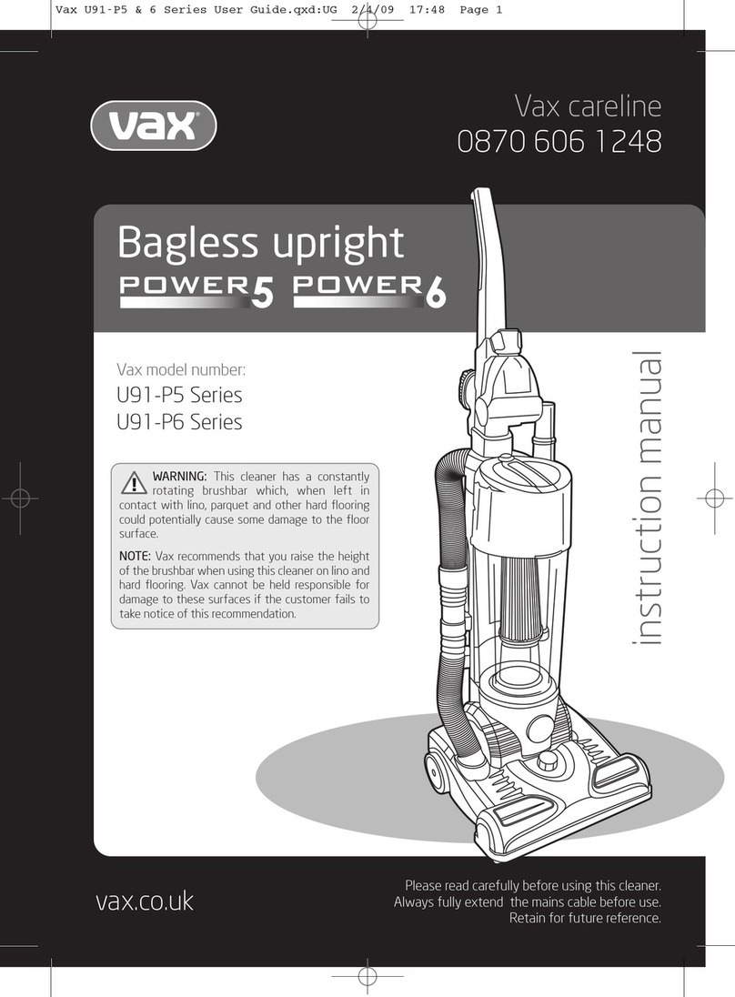 Vax U91-P5 Series User manual
