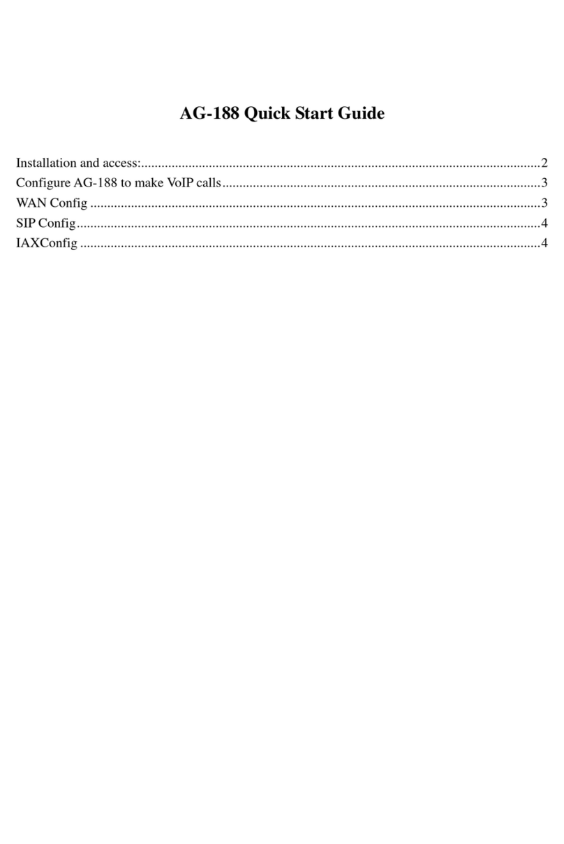 ATCOM AG-188 User manual