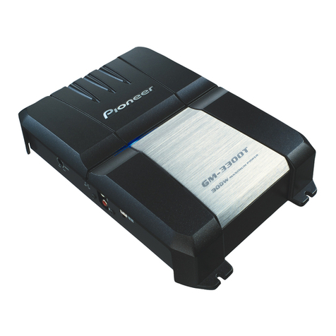 Pioneer GM-3300T owner's manual