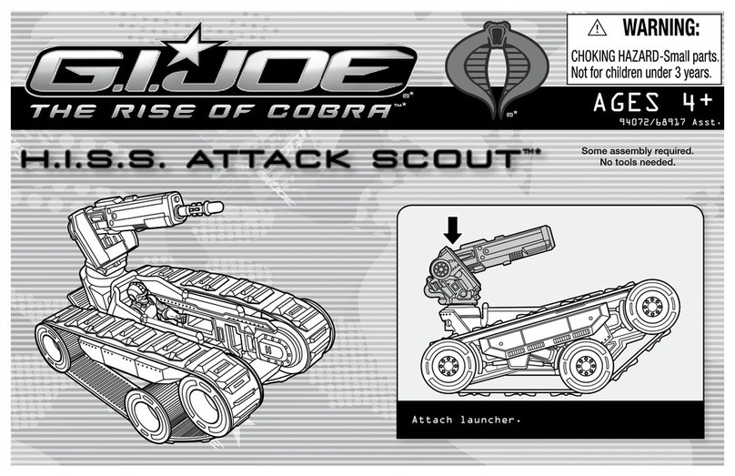 Hasbro G.I. Joe H.I.S.S. Attack Scout instructions