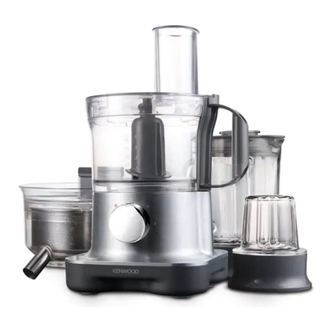 Kenwood FP270 series quick start guide