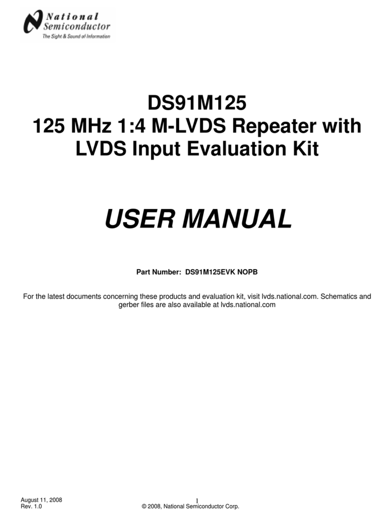 National Semiconductor DS91M125 User manual