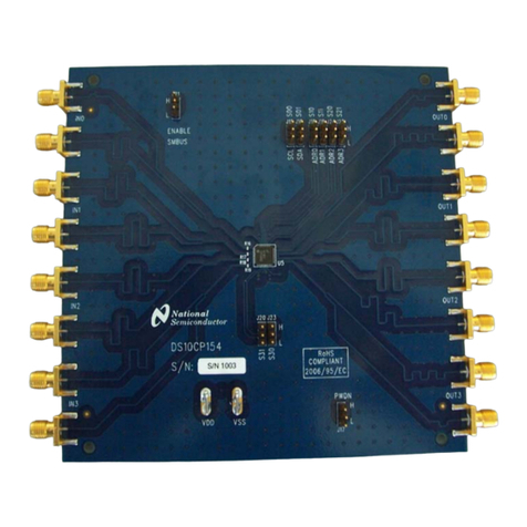 National Semiconductor DS10CP154EVK NOPB User manual