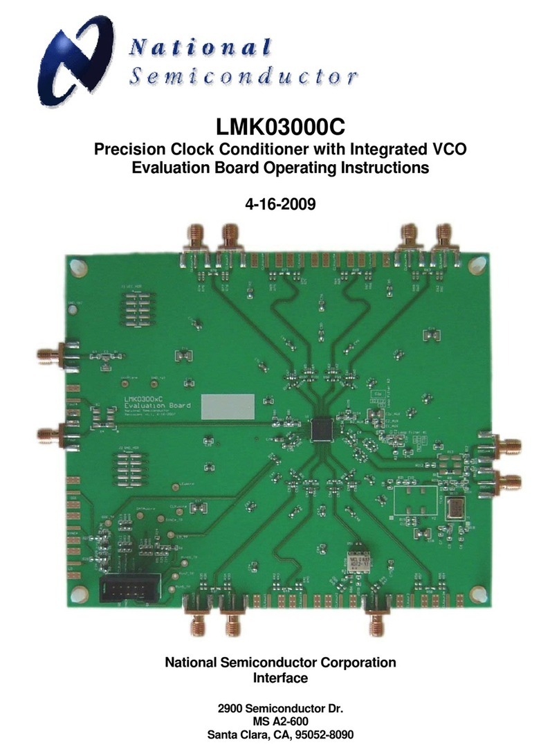 National Semiconductor LMK03000C User manual