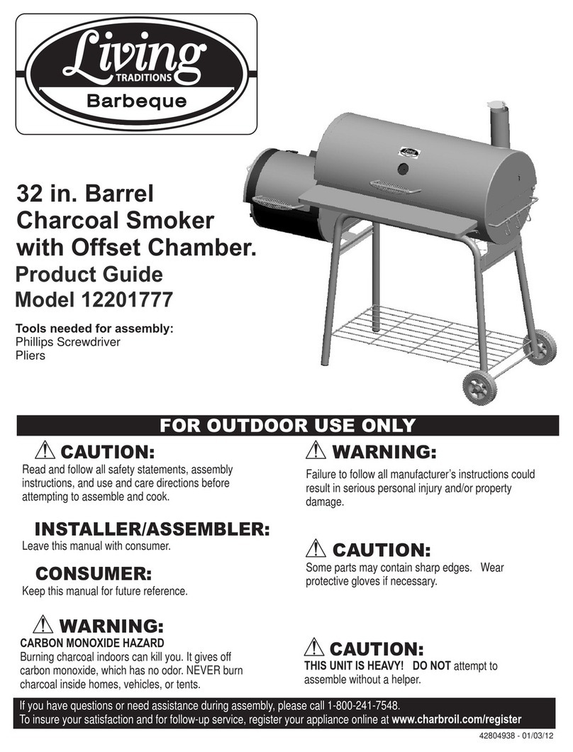 Char-Broil 12201777 User manual