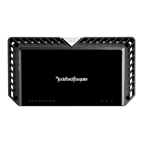 Rockford Fosgate T I000-4ad Installation & operation manual Rockford Fosgate T I000-4ad Installation & operation manual