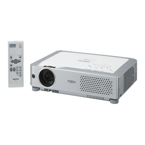 Sanyo PLC-XU70 User manual