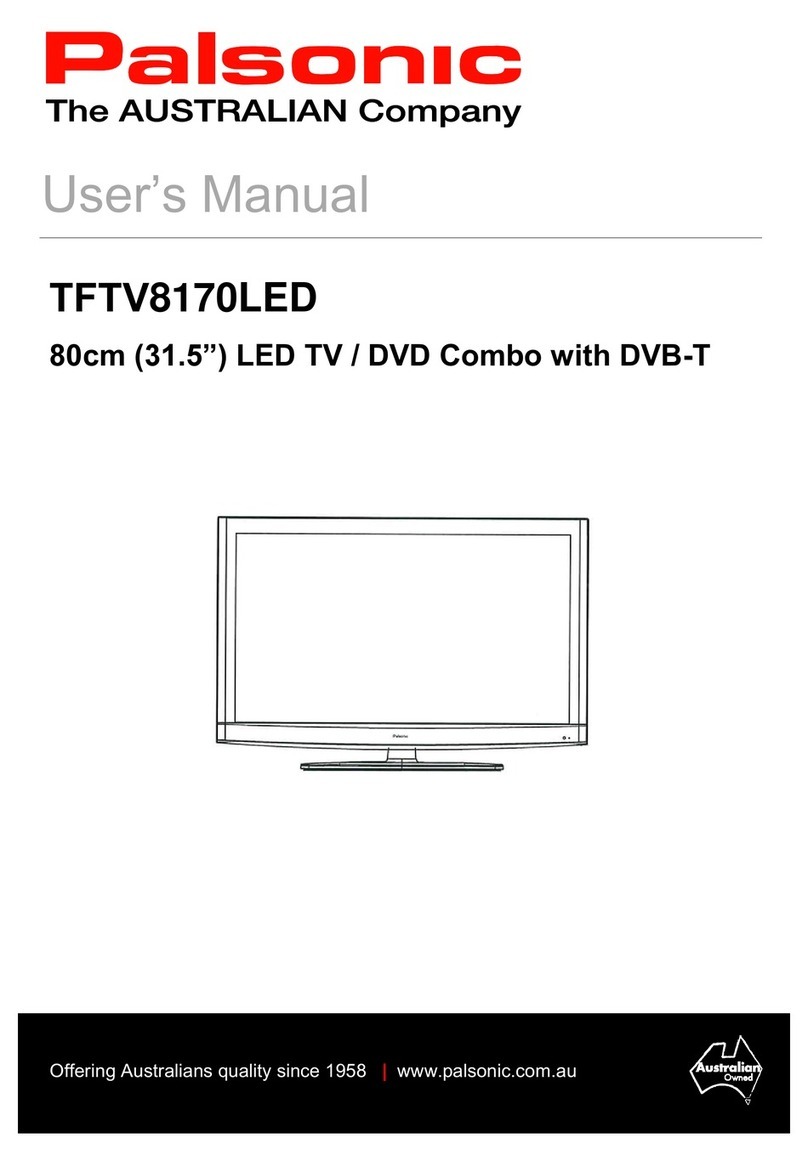 Palsonic TFTV8170LED User manual