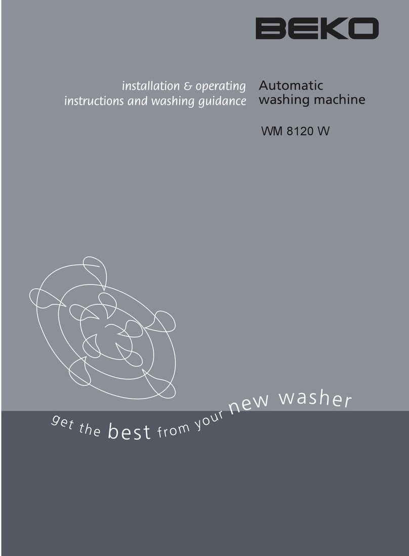 Beko vm 8120 w Operating instructions