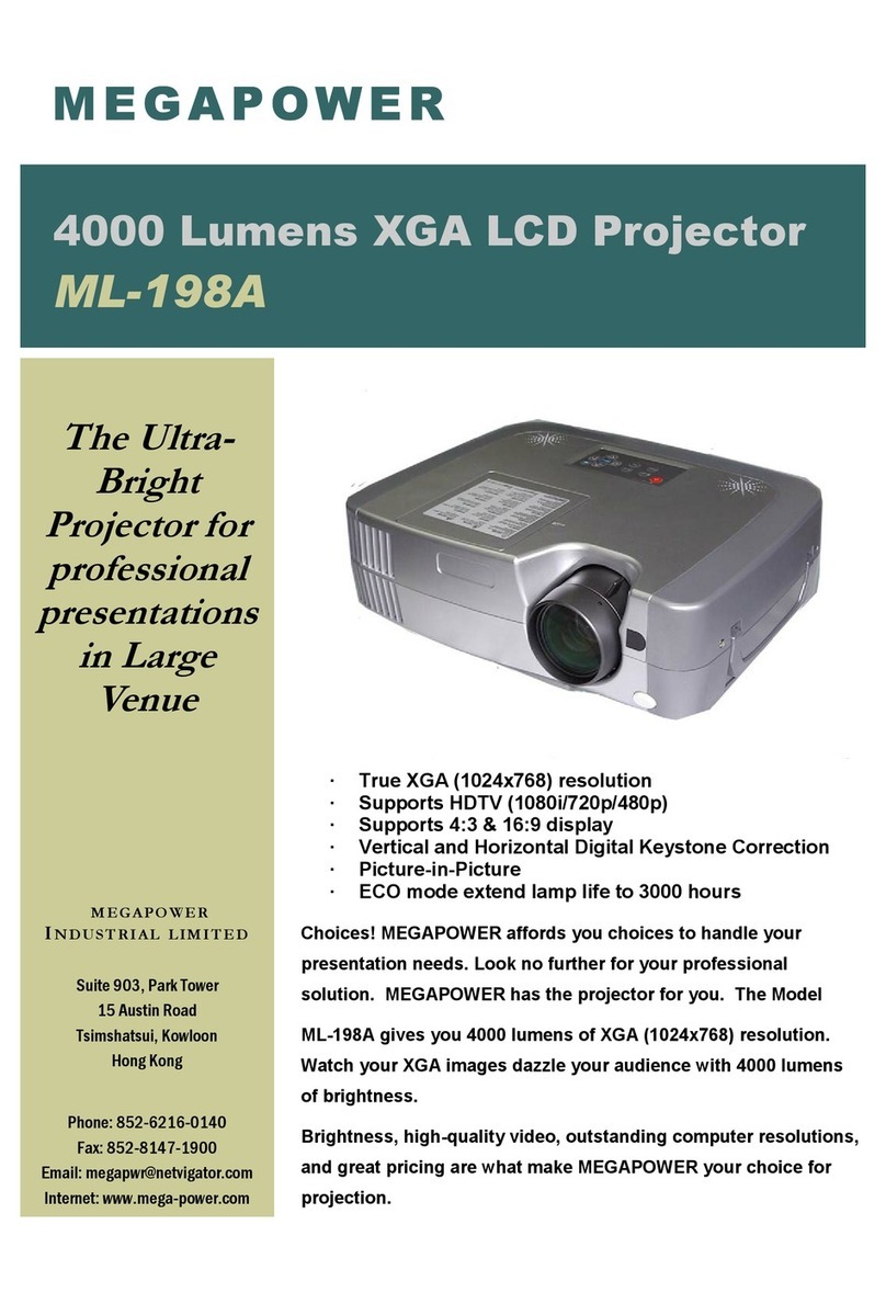 MEGAPOWER ML-198A Specifications