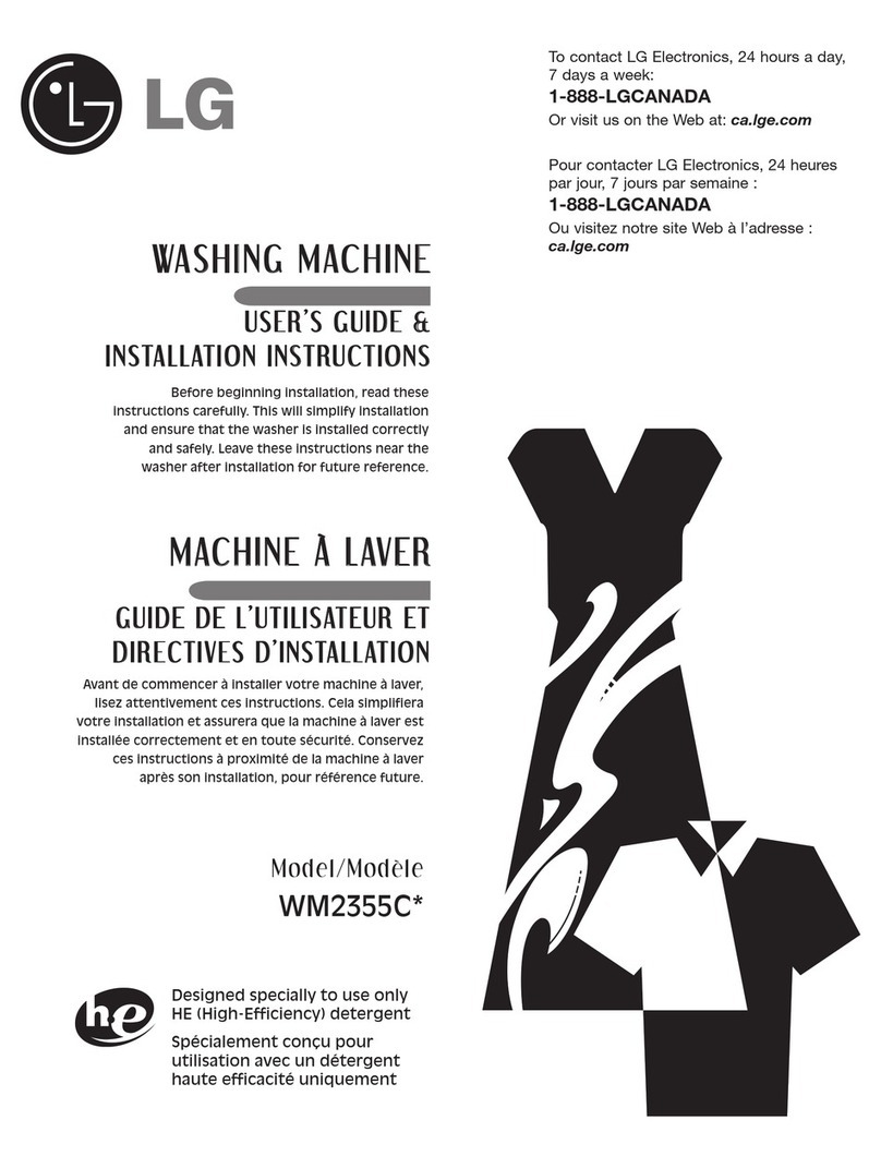 LG WM2355C Instruction Manual