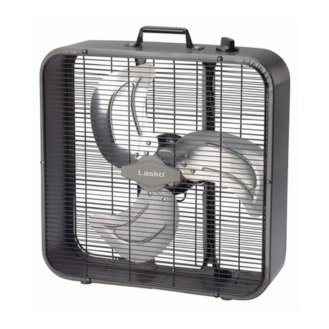 Lasko B20725 Important instructions & operating manual
