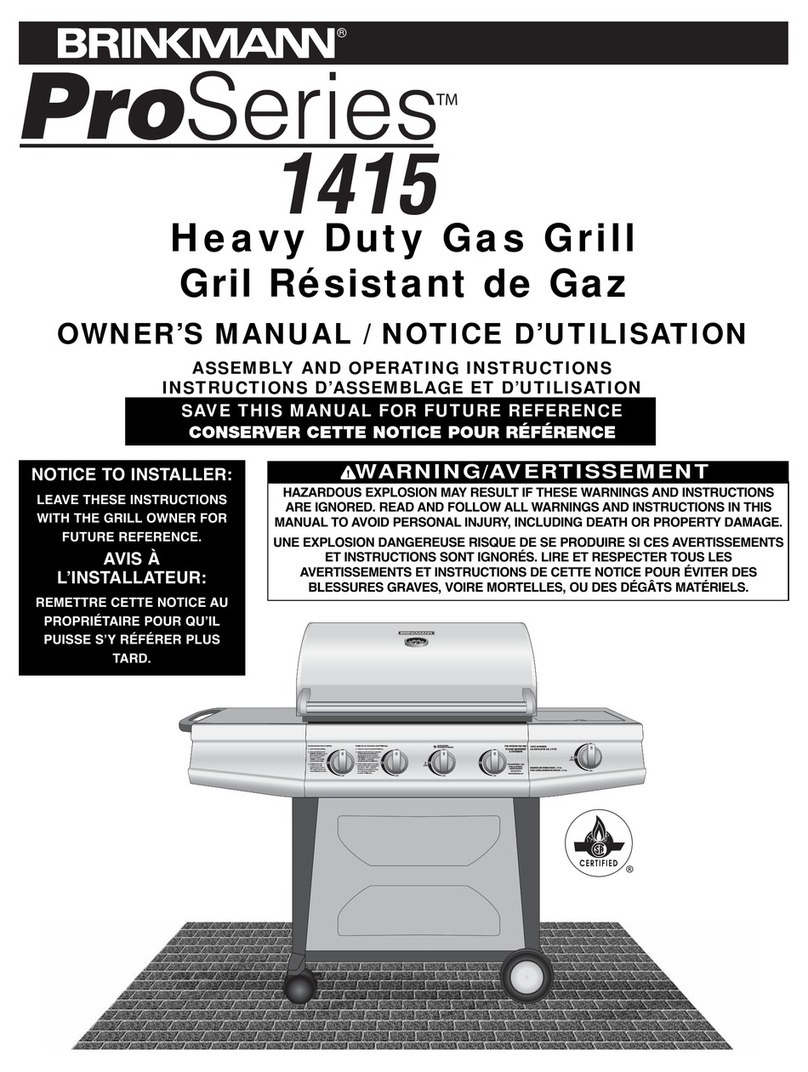 BRINKMAN 1415 owner's manual