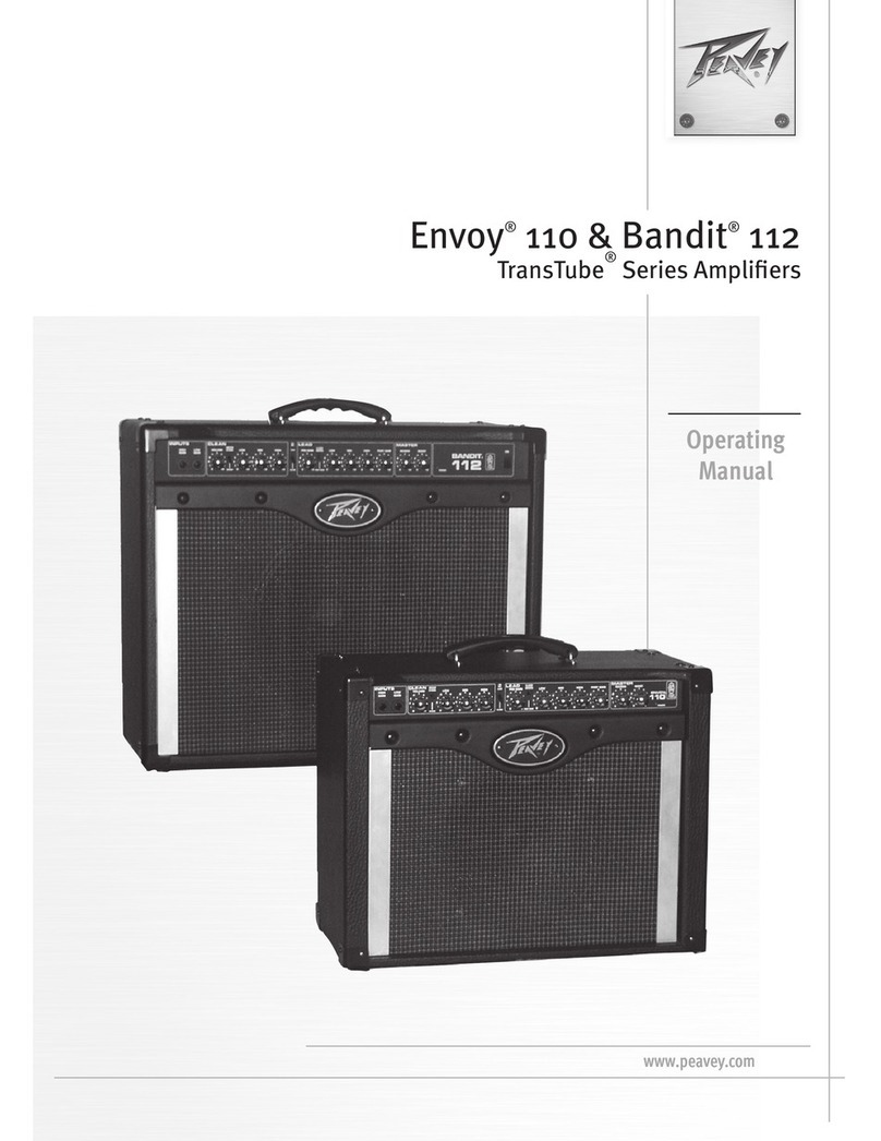 Peavey Transtube Envoy 110 User manual Peavey Transtube Envoy 110 User manual