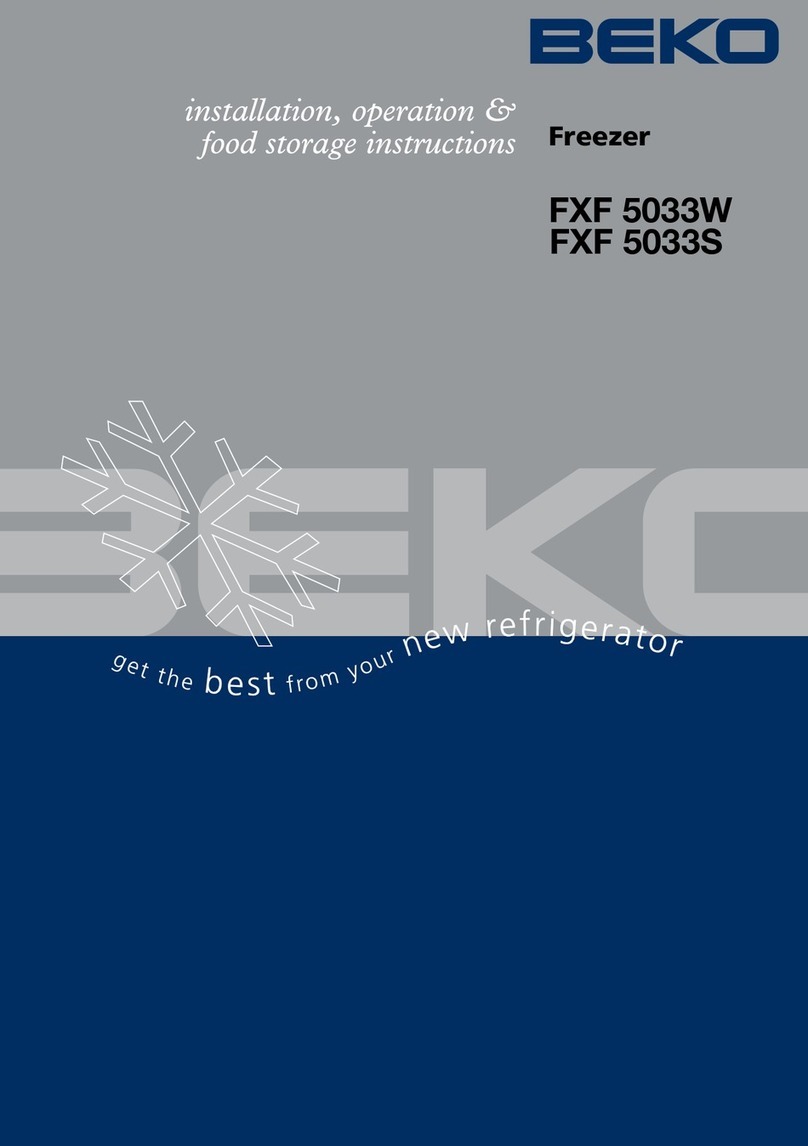 Beko FXF 5033W Owner's manual