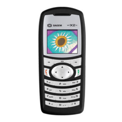 Sagem My-X2a User manual