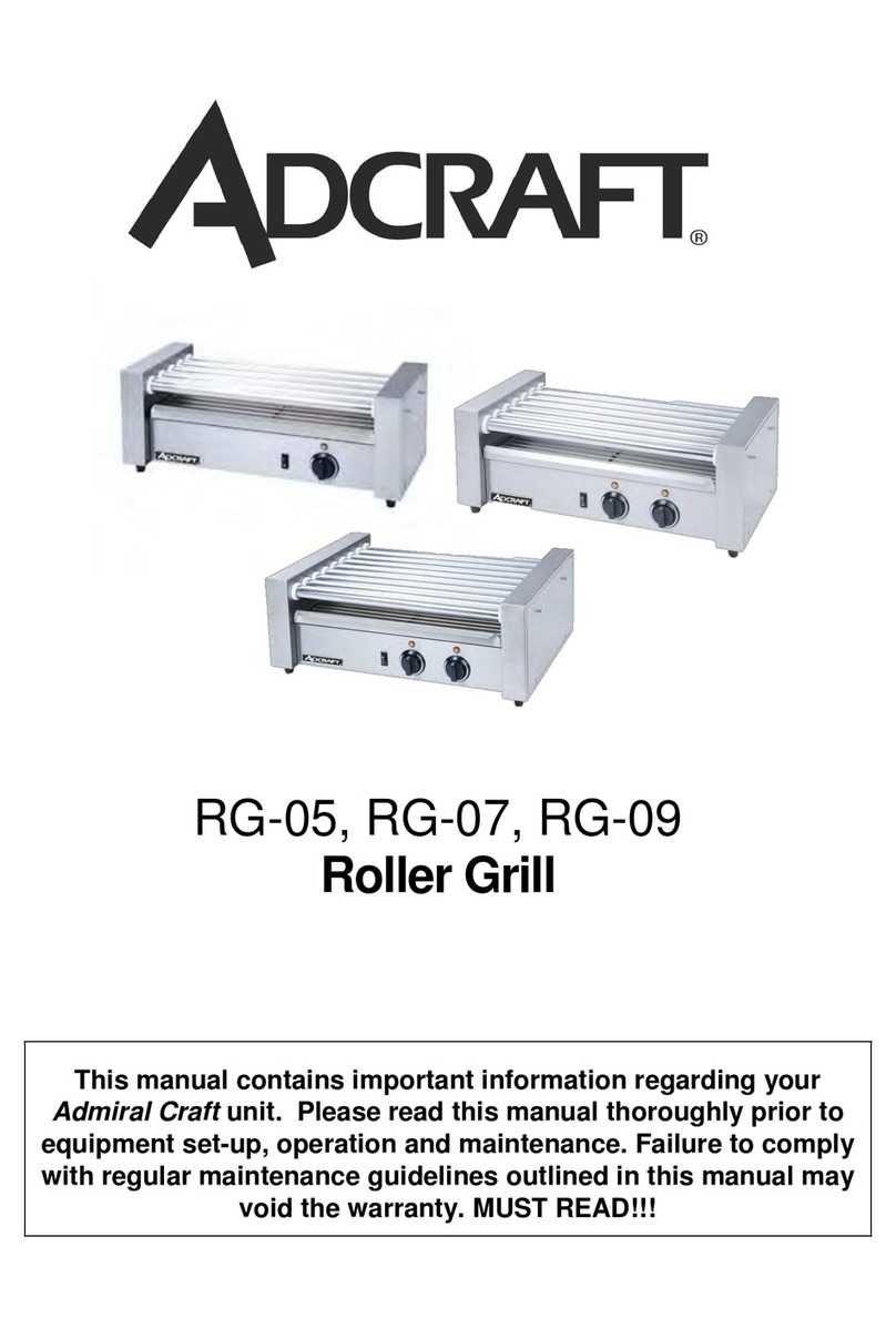 Adcraft RG-05 manual