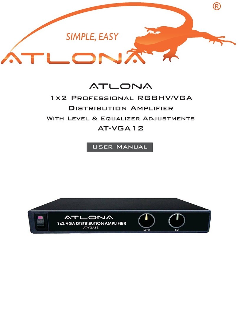 Atlona AT-VGA12 user manual