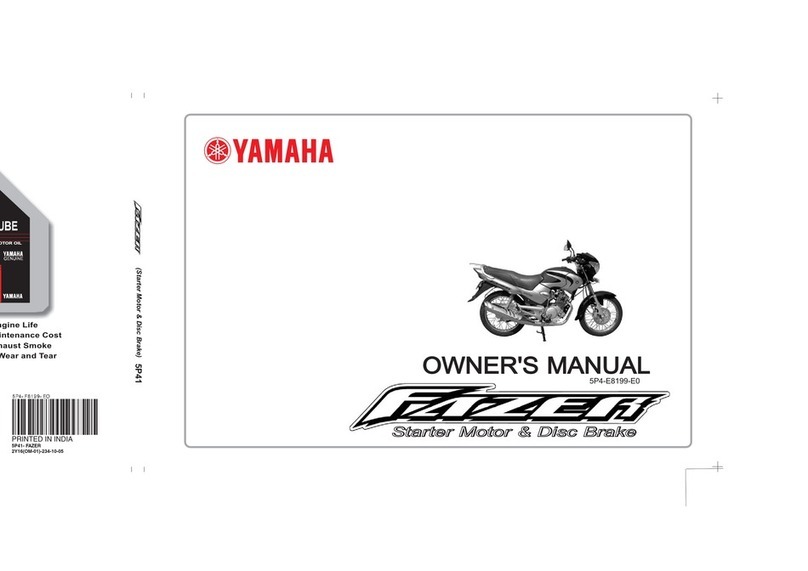 Yamaha Fazer owner's manual