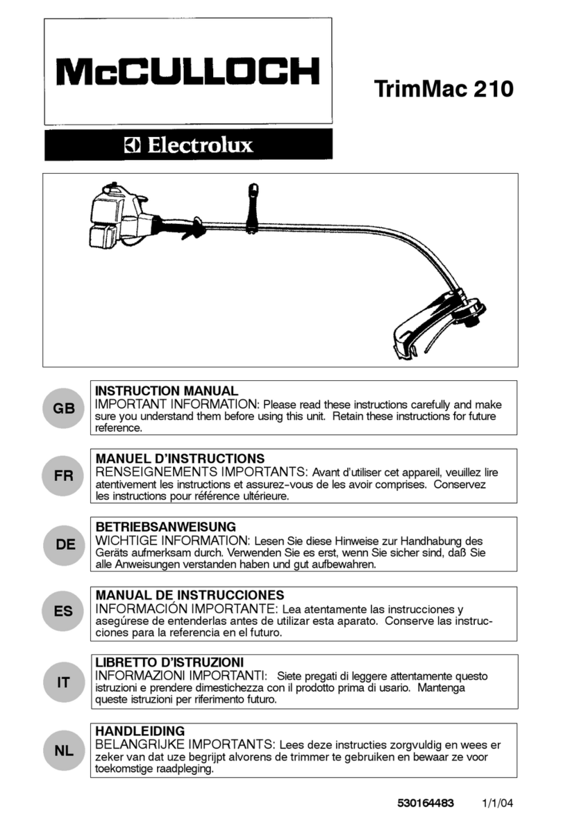 McCulloch TrimMac 210 instruction manual