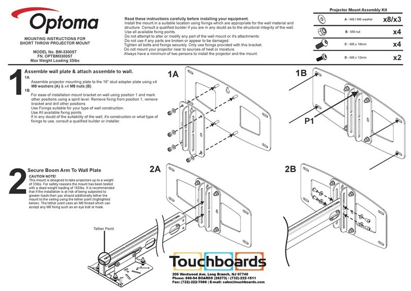 Optoma BM-3300ST manual
