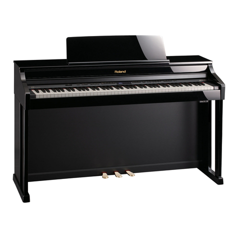 Roland HP505 User manual