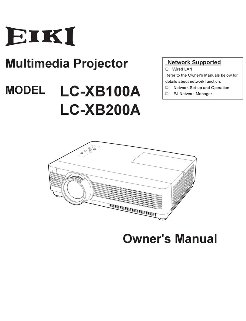 Eiki LC-XB100A User manual