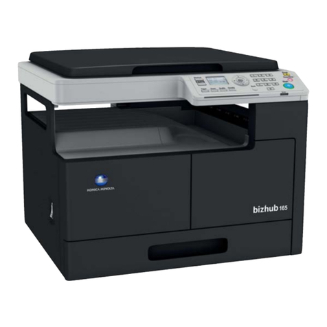 Konica Minolta Bizhub 165 User manual Konica Minolta Bizhub 165 User manual