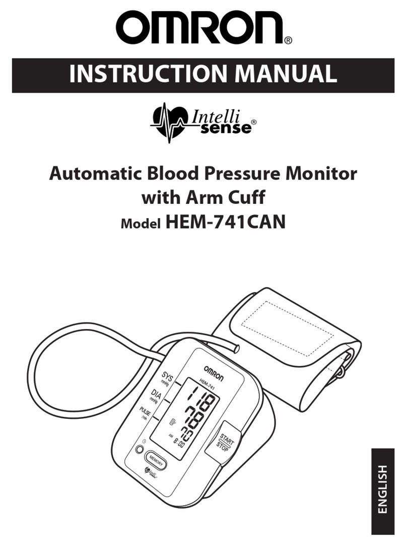 Omron HEM-741CAN User manual