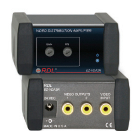 RDL EZ-VDA2R User manual