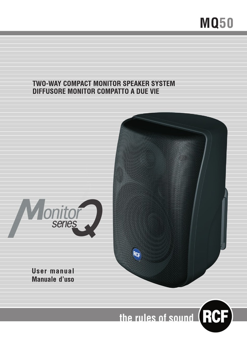 RCF MQ50 User manual