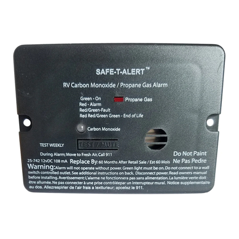 SAFE-T-ALERT 25-741 user manual