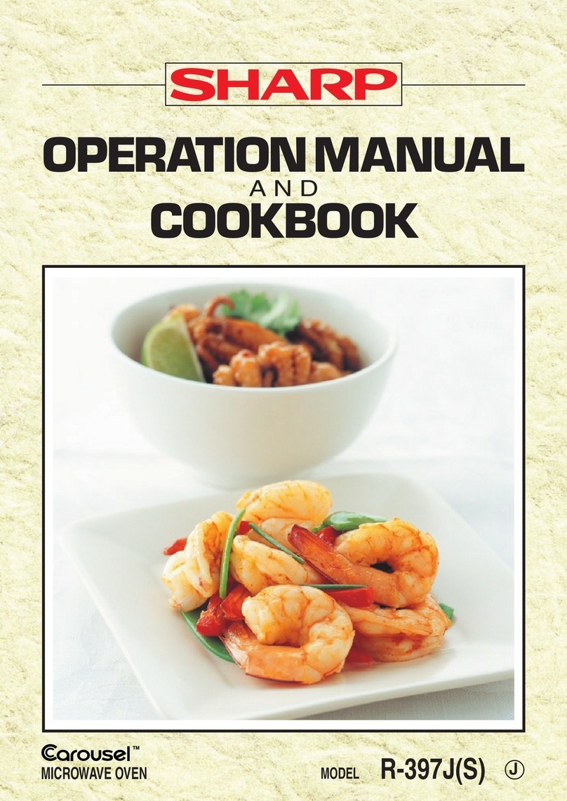 Sharp Carousel R-397J(S) User manual
