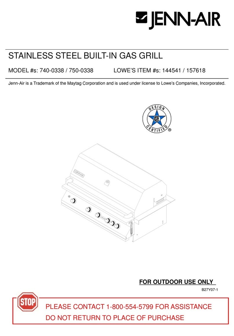 Jenn-Air 740-0338 User manual