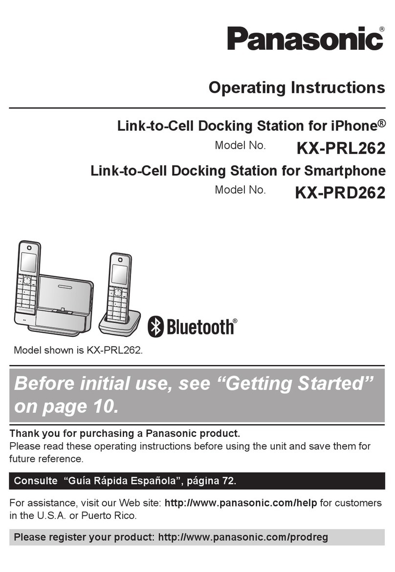 Panasonic KX-PRL262 User manual