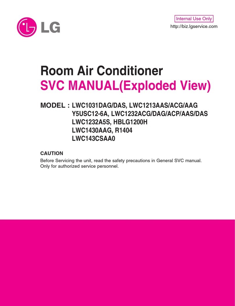 LG LWC1031DAG User manual